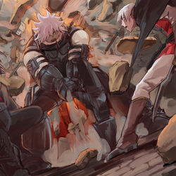 This is a pixiv picture whose title is BATTLE AROUND 1 -CHASE-.