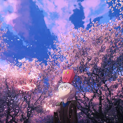 This is a pixiv picture whose title is 開花.