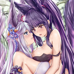 This is a pixiv picture whose title is ユエルとソシエ.