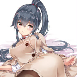 This is a pixiv picture whose title is お泊りmode矢矧.