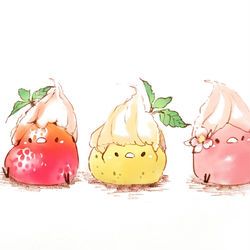 This is a pixiv picture whose title is いちごバナナさくらサンデー.