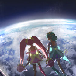This is a pixiv picture whose title is まあるい星.