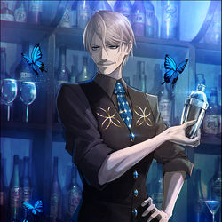 This is a pixiv picture whose title is 新宿のアーチャー（グレイ・カラー）.