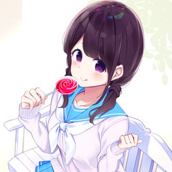 This is a pixiv picture whose title is 🍭.
