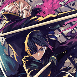 This is a pixiv picture whose title is 【PFLS】緑を纏う者たち【エルダーグラン】.