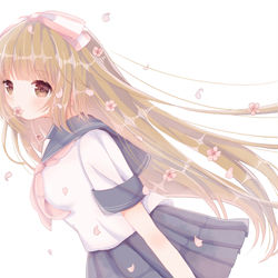 This is a pixiv picture whose title is 桜.