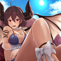 This is a pixiv picture whose title is 水着グレア.