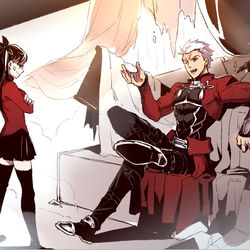 This is a pixiv picture whose title is 【fate】ついlog⑩【らくがき/腐有】.