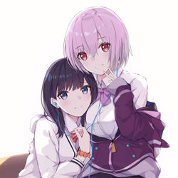 This is a pixiv picture whose title is 仲良し.
