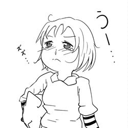 This is a pixiv picture whose title is 花粉　女児　鼻水.