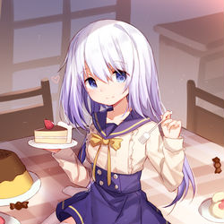 This is a pixiv picture whose title is 雪風.