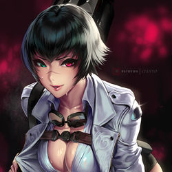 This is a pixiv picture whose title is DMC 5 LADY.