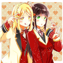 This is a pixiv picture whose title is 【ラブライブ！】マリダイまとめ.