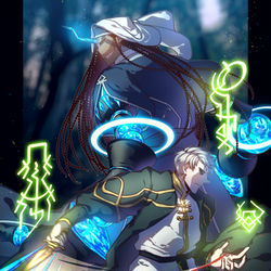 This is a pixiv picture whose title is 【PFLS】In the Woods【王無き国の戦い】.