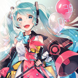 This is a pixiv picture whose title is マジカルミライ2018.