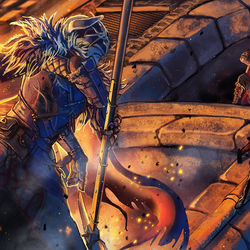 This is a pixiv picture whose title is 【PFLS】市街地にて.