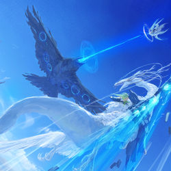 This is a pixiv picture whose title is 【PFLS】つぎはぎの翼で【王無き国の戦い】.