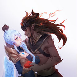 This is a pixiv picture whose title is 巧克力夹心.