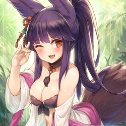 This is a pixiv picture whose title is 水着ユエル.