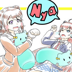 This is a pixiv picture whose title is ブシロ作品詰め.