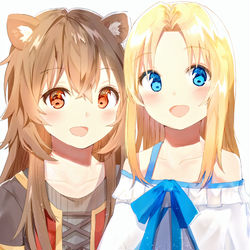 This is a pixiv picture whose title is フィーロとラフタリア.