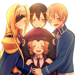 This is a pixiv picture whose title is 三人分の温もり.