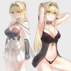 This is a pixiv picture whose title is 「くっ、殺せ！」.