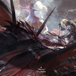 This is a pixiv picture whose title is 【PFLS】"Mercy".