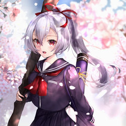 This is a pixiv picture whose title is JKインフェルノさん(弓道部).