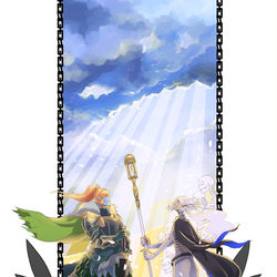 This is a pixiv picture whose title is 【PFLS】理由【王無き国の戦い】.