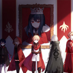 This is a pixiv picture whose title is 【PFLS】月の肖像.