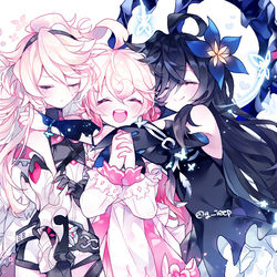 This is a pixiv picture whose title is ♡♥.
