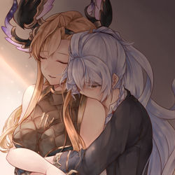 This is a pixiv picture whose title is Stay with me.