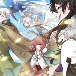 This is a pixiv picture whose title is 【PFLS】目覚めの風が吹く【王無き国の戦い】.