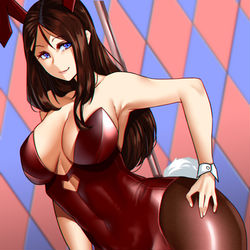 This is a pixiv picture whose title is バニーダヴィンチちゃん.