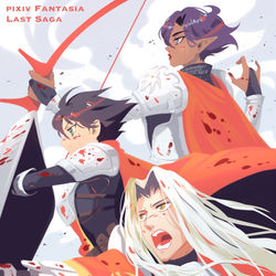 This is a pixiv picture whose title is 【PFLS】月桂樹は血に塗れて.