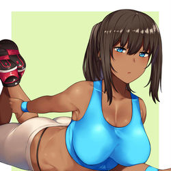 This is a pixiv picture whose title is ストレッチ.