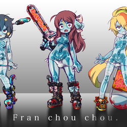 This is a pixiv picture whose title is スケスケフランシュシュやーらしか！.