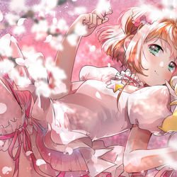 This is a pixiv picture whose title is 🌸.