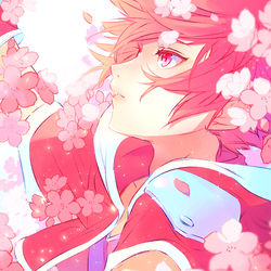 This is a pixiv picture whose title is 🌸.