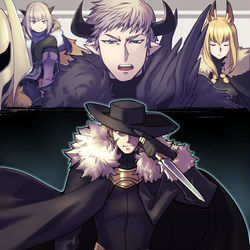 This is a pixiv picture whose title is 【PFLS】夜闇のピレイス【ノーザリア】.