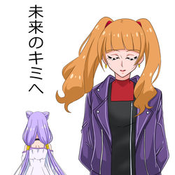 This is a pixiv picture whose title is えみルー最終回後妄想漫画「未来のキミへ」.