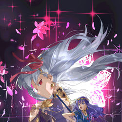 This is a pixiv picture whose title is vs.