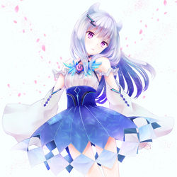 This is a pixiv picture whose title is 万年桜のウワサ.
