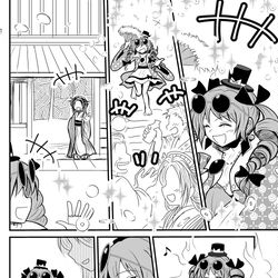 This is a pixiv picture whose title is 依神漫画.