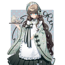 This is a pixiv picture whose title is 大正ロマン.