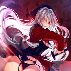 This is a pixiv picture whose title is メイド長破.