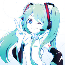 This is a pixiv picture whose title is MIKU.