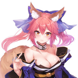 This is a pixiv picture whose title is 玉藻の前.