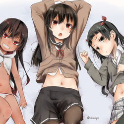 This is a pixiv picture whose title is 看板娘ズ.